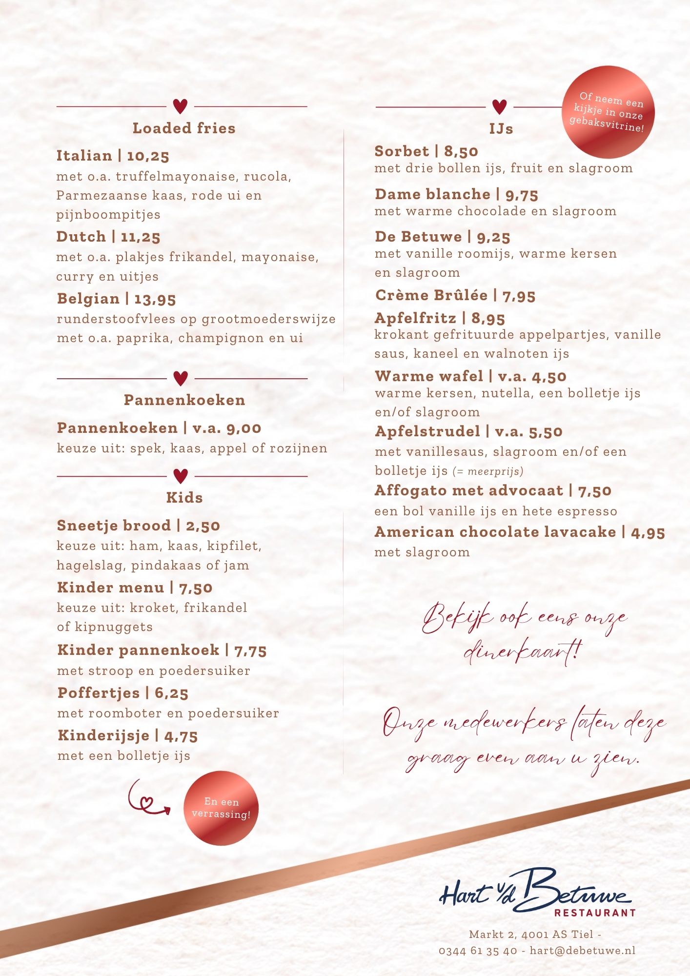 Lunchkaart winter 2025